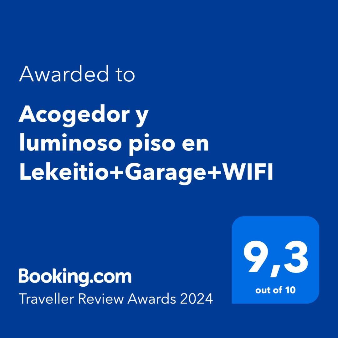 Apartamento Lekeitio, Garaje Y Wifi Eksteriør billede